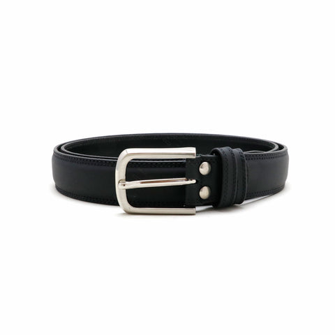 Nubuck Narrow Belt – Black - Assembly Artisans Co.,Ltd.