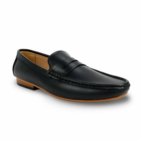 Penny Leather Loafer Onyx Black - Assembly Artisans Co.,Ltd.