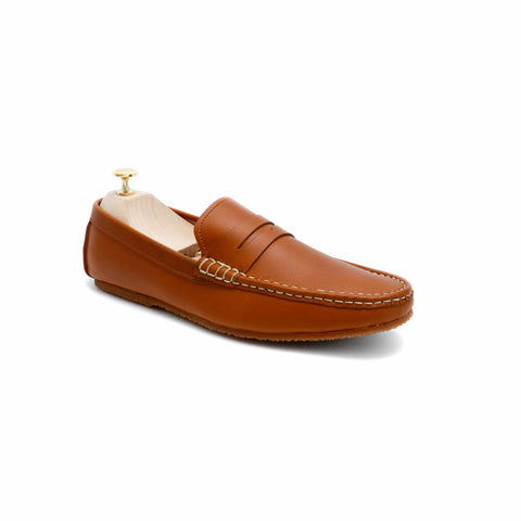 Penny Loafer Classy Oil Tanned Toffee Tan - Assembly Artisans Co.,Ltd.