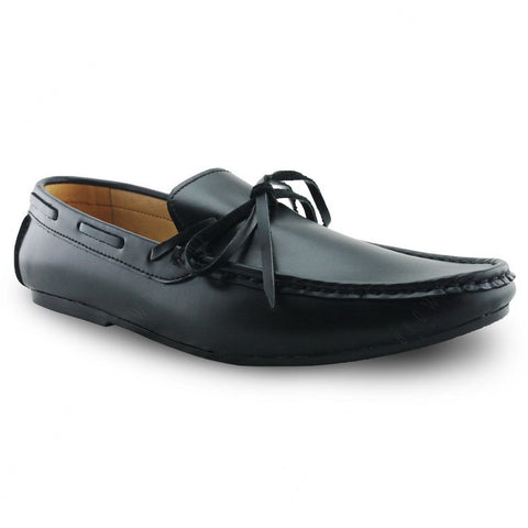 Casualist Lace Leather Loafer Soft Black - Assembly Artisans Co.,Ltd.