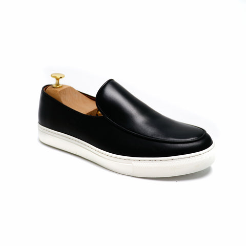 Bruges Belgian Slip On Onyx Black - Assembly Artisans Co.,Ltd.