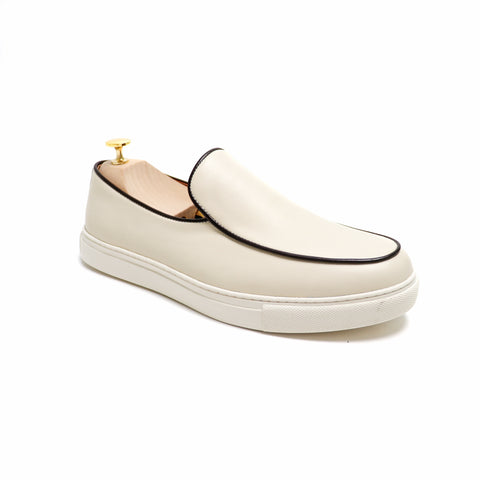 Bruges Belgian Slip On Off White - Assembly Artisans Co.,Ltd.