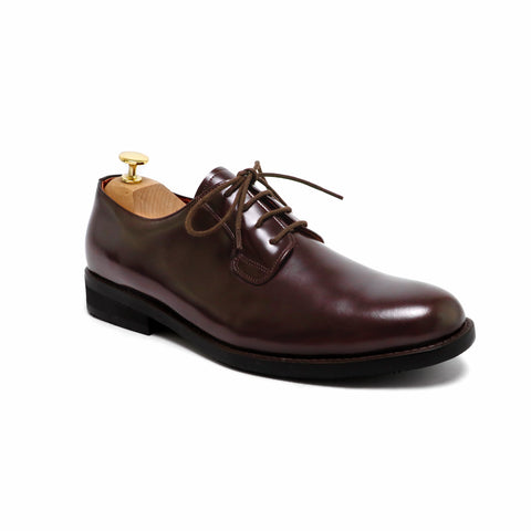 THE RULER PLAIN TOE BLUCHER MATTE BROWN - Assembly Artisans Co.,Ltd.