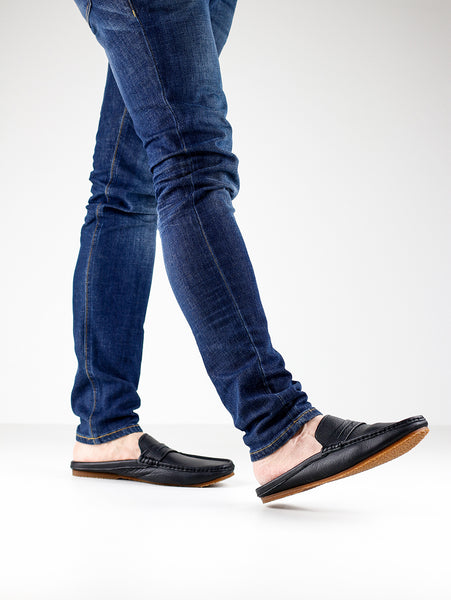 Mochi Mule Wrinkle Soft Black - Assembly Artisans Co.,Ltd.